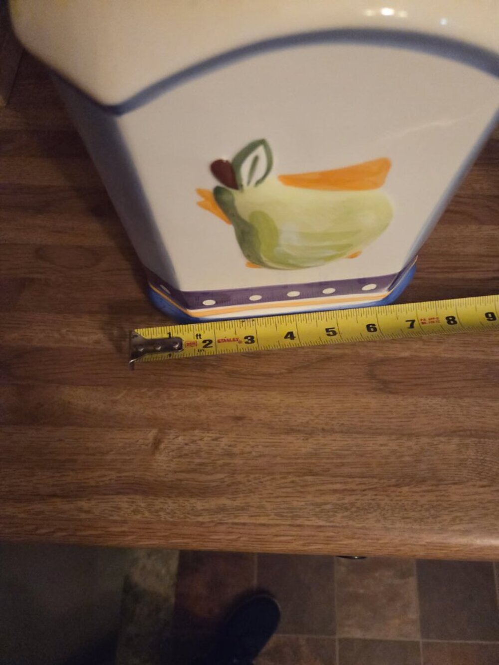 Biscotti jar - Hand Painted for Nonni's - Picture 5 of 6